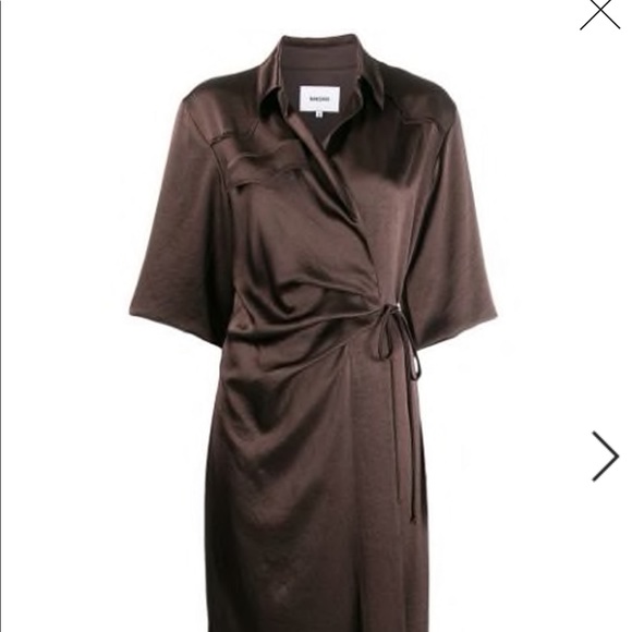 Nanushka Lais Wrap Dress - Picture 6 of 8